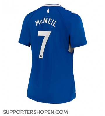Everton Dwight McNeil #7 Hemma Matchtröja Dam 2022-23 Kortärmad